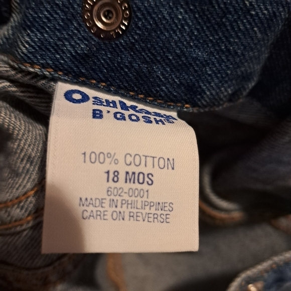Oshkosh B'Gosh Y2K jean jacket 18 months - Picture 7 of 8